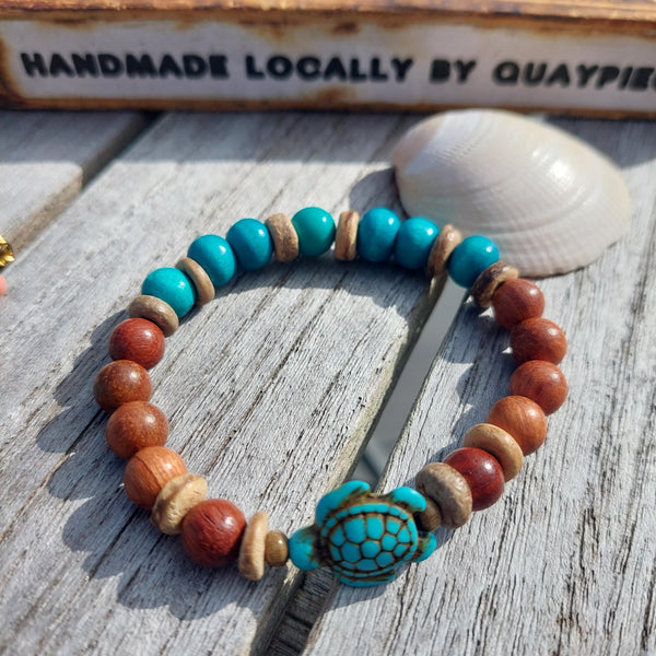 Taylor - Handmade Wood Bead bracelet